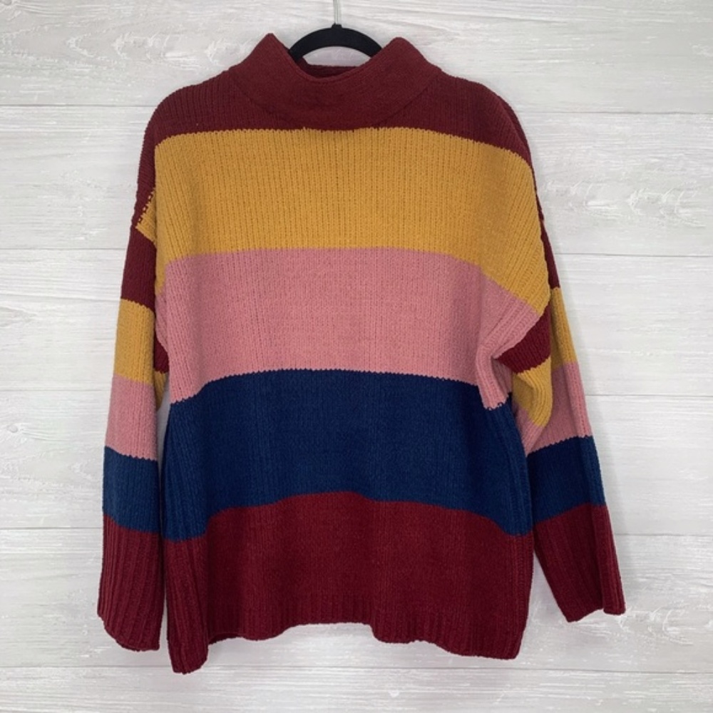 Catherine Malandrino Funnel Neck Chenille Sweater Size 1X - Picture 1 of 12